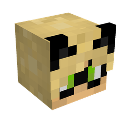 Black skin: head render
