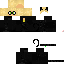 Black skin: raw texture render