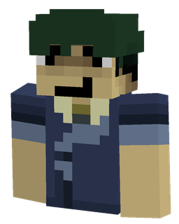 Blue skin: bust render
