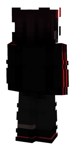 Black skin: body, back render