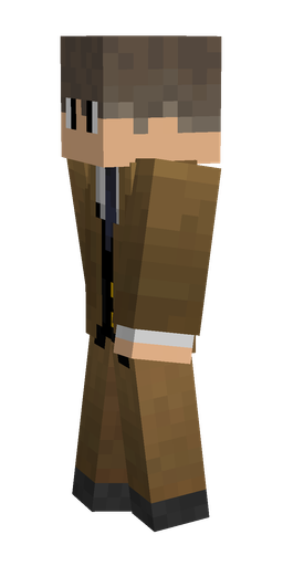 Black skin: body, left side render