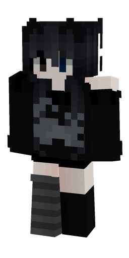 Black skin: body, front render