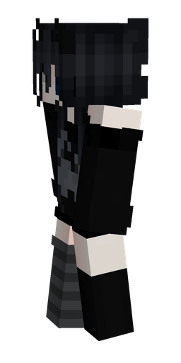 Black skin: body, left side render