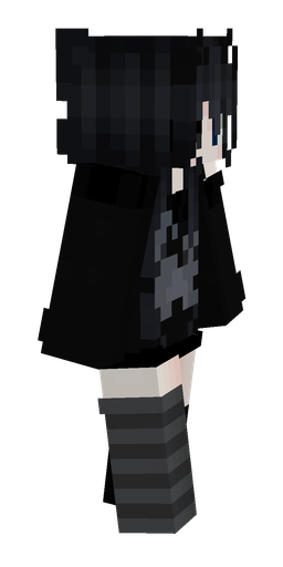Black skin: body, right side render