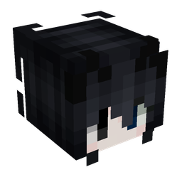 Black skin: head render