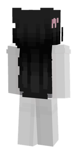 Black skin: body, back render