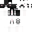 Black skin: raw texture render