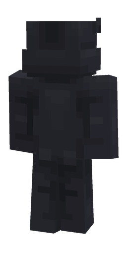 Black skin: body, back render