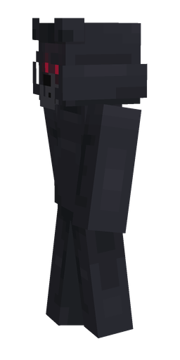 Black skin: body, left side render