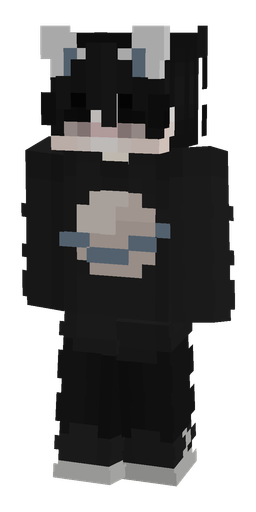 Black skin: body, front render