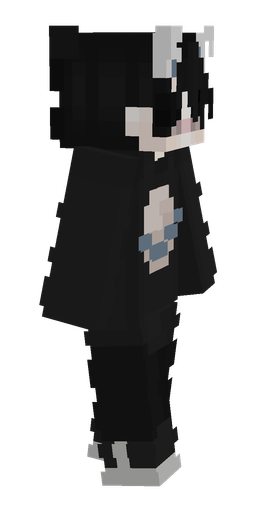 Black skin: body, right side render