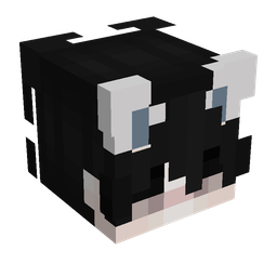 Black skin: head render
