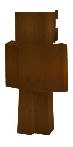Brown skin: body, back render