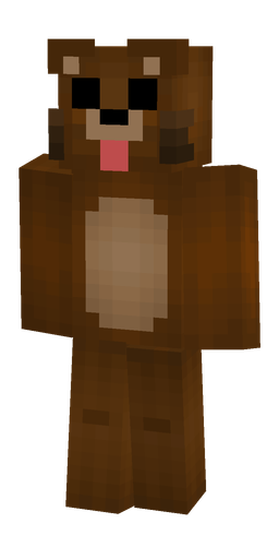 Brown skin: body, front render