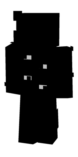 Black skin: body, back render