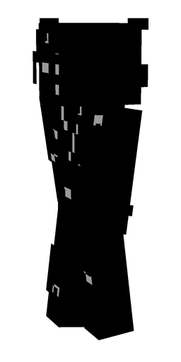 Black skin: body, left side render
