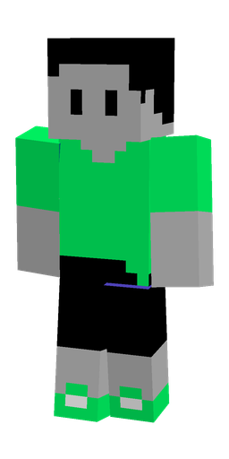 Black skin: body, front render