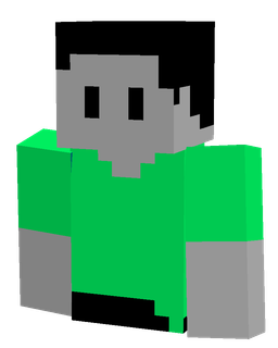 Black skin: bust render