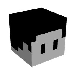 Black skin: head render