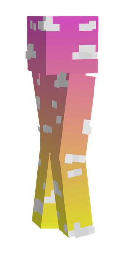 Orange skin: body, left side render