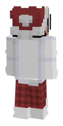 Blue skin: body, back render
