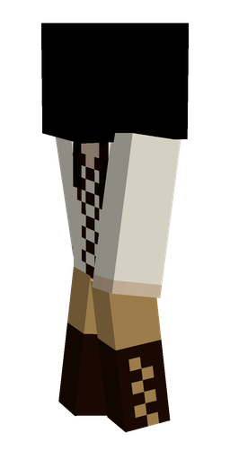 Black skin: body, left side render