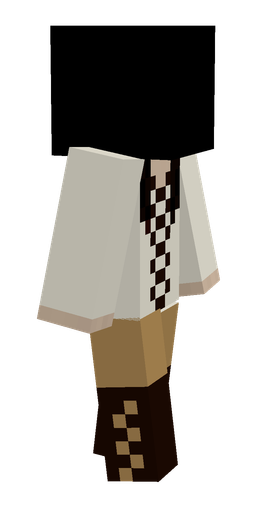 Black skin: body, right side render