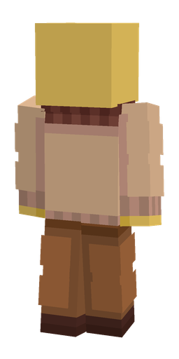 Orange skin: body, back render