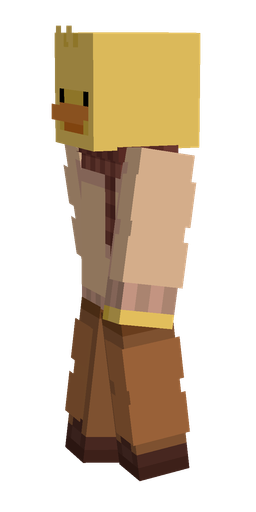 Orange skin: body, left side render