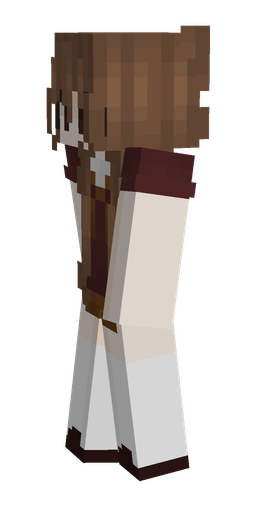 Brown skin: body, left side render