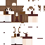 Brown skin: raw texture render