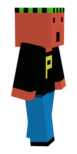 Black skin: body, right side render