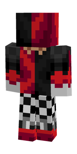 Black skin: body, back render
