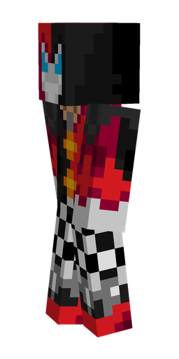 Black skin: body, left side render
