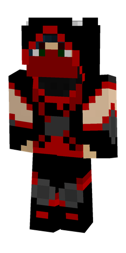 Black skin: body, front render