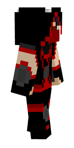 Black skin: body, right side render