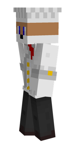 Black skin: body, left side render