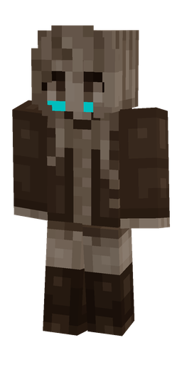 Brown skin: body, front render
