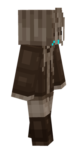 Brown skin: body, right side render