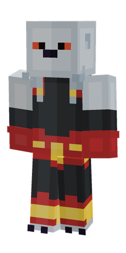 Black skin: body, front render