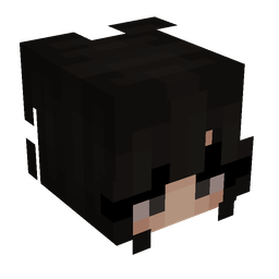Black skin: head render