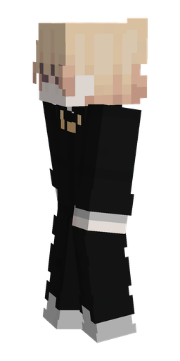 Black skin: body, left side render