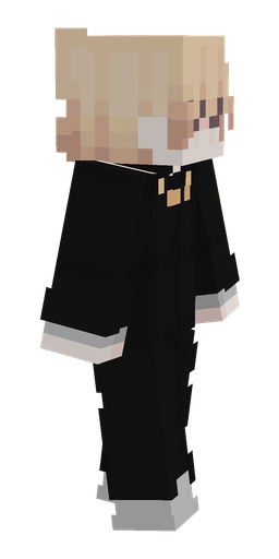 Black skin: body, right side render