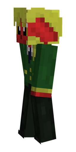 Black skin: body, left side render