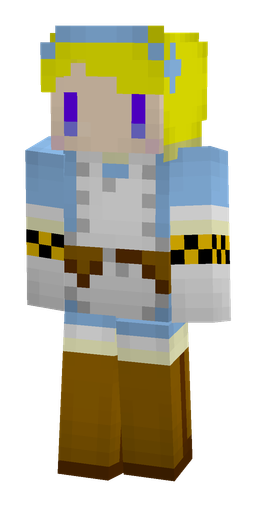 Blue skin: body, front render