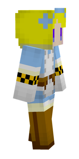 Blue skin: body, right side render