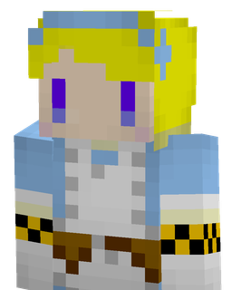 Blue skin: bust render