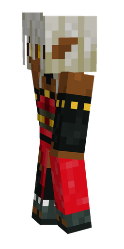 Black skin: body, left side render
