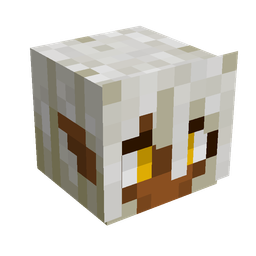 Black skin: head render