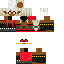 Black skin: raw texture render